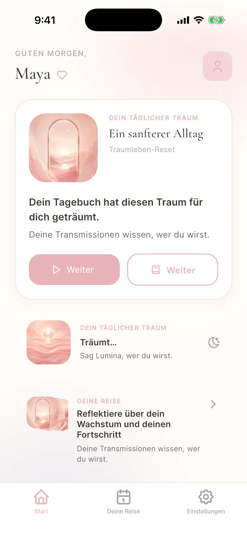 Persönliche Tagesträume