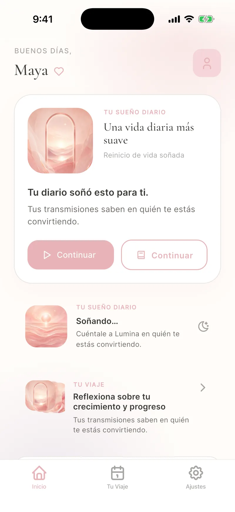Sueños Diarios personalizados