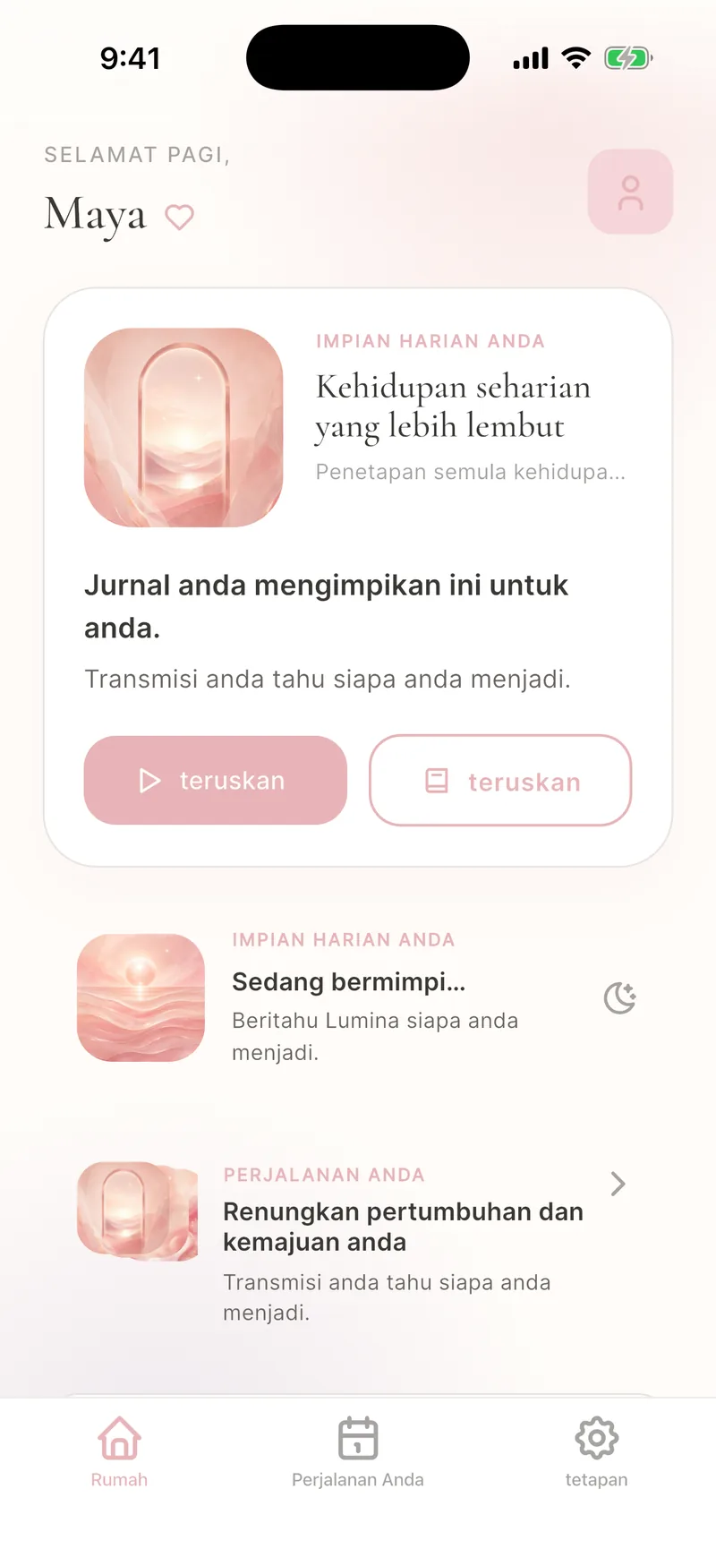 Impian Harian peribadi
