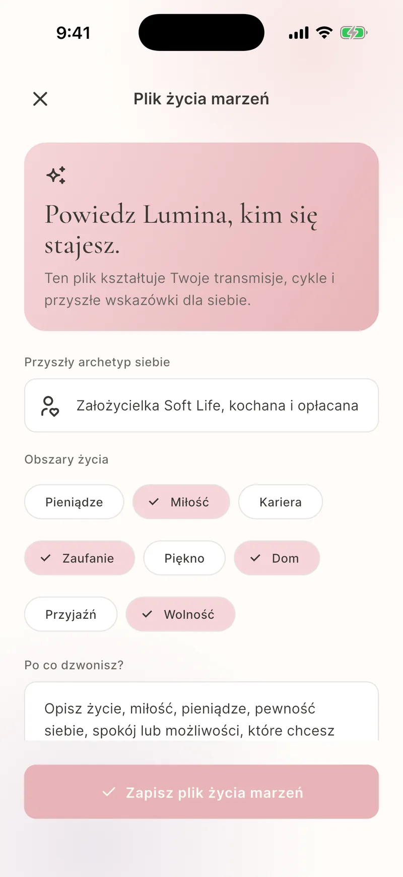 Zapisana historia Snów i dziennika