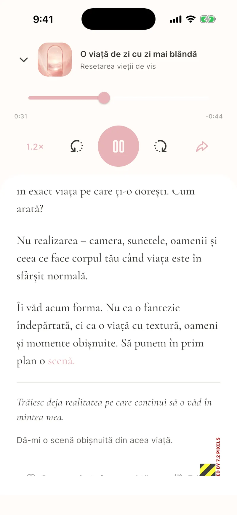Voce captivantă și citire sincronizată
