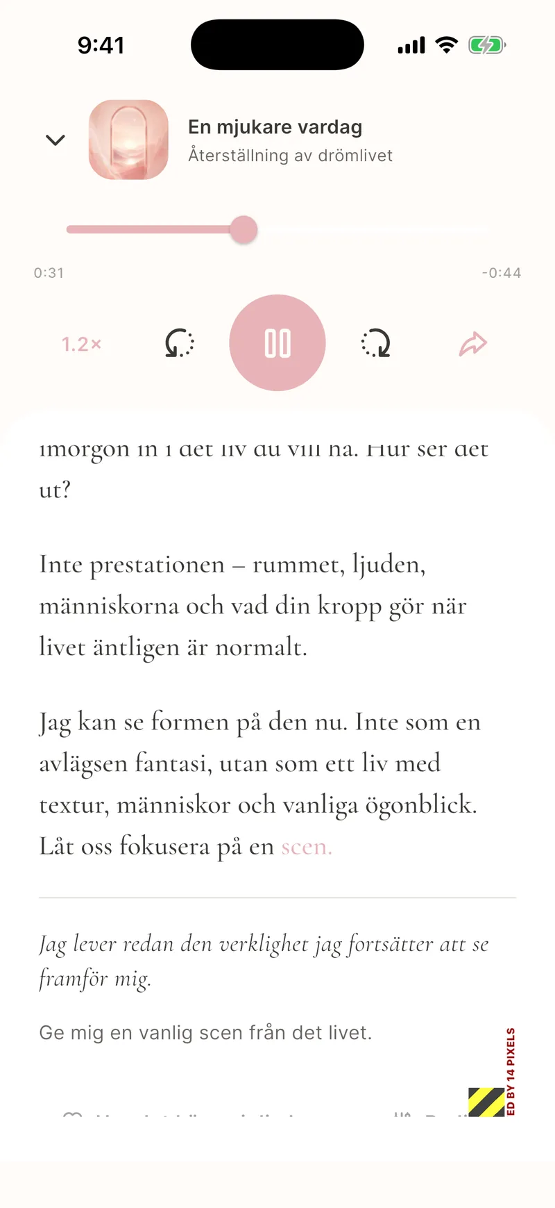 Uppslukande röst och medläsning