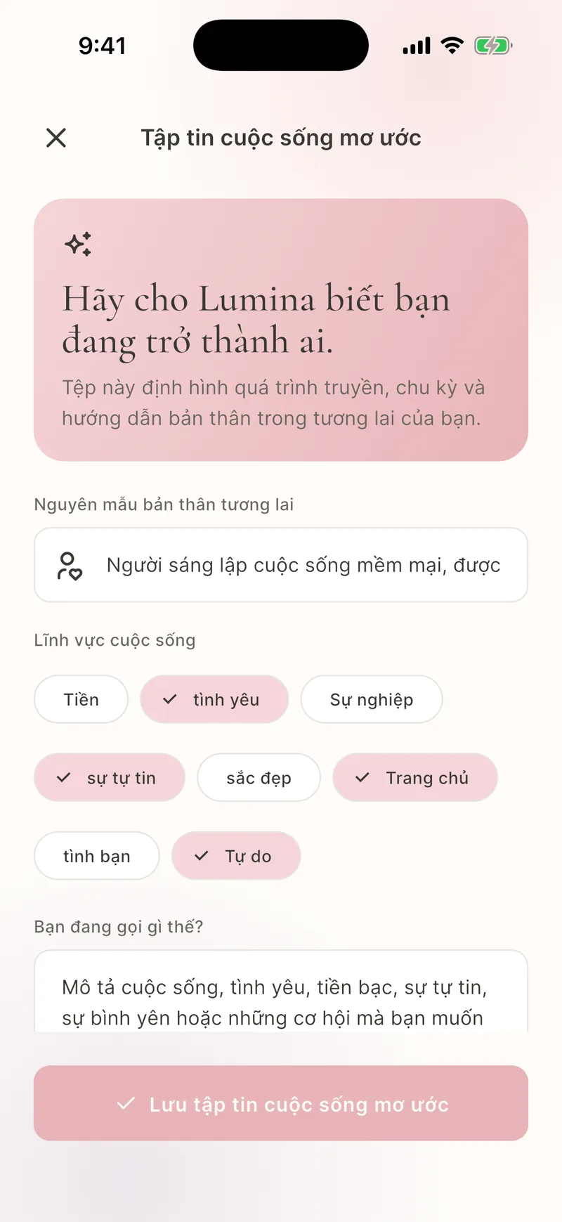 Lịch sử Giấc Mơ và nhật ký đã lưu